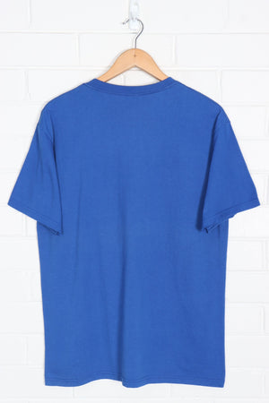 Royal Blue Football Teddy 50/50 T-Shirt (M-L)