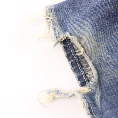 Vintage AFFLICTION Y2K Embroidered Cross Pocket Blue Denim Jeans (38 x 32)