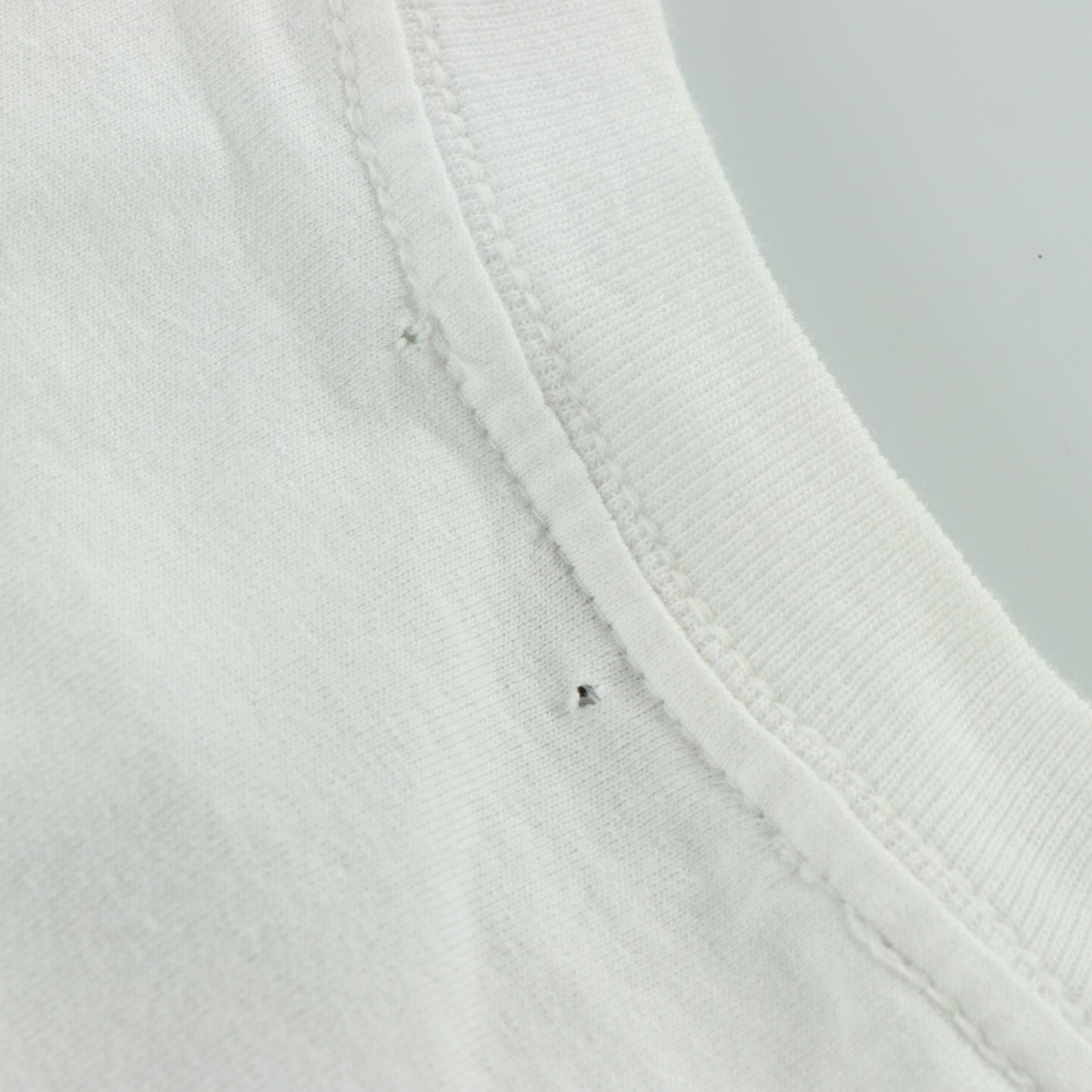 AKCESS PREMIUM Glitter "Redemption" Blue & White Y2K Foil Cross Patch Tee (M-L)