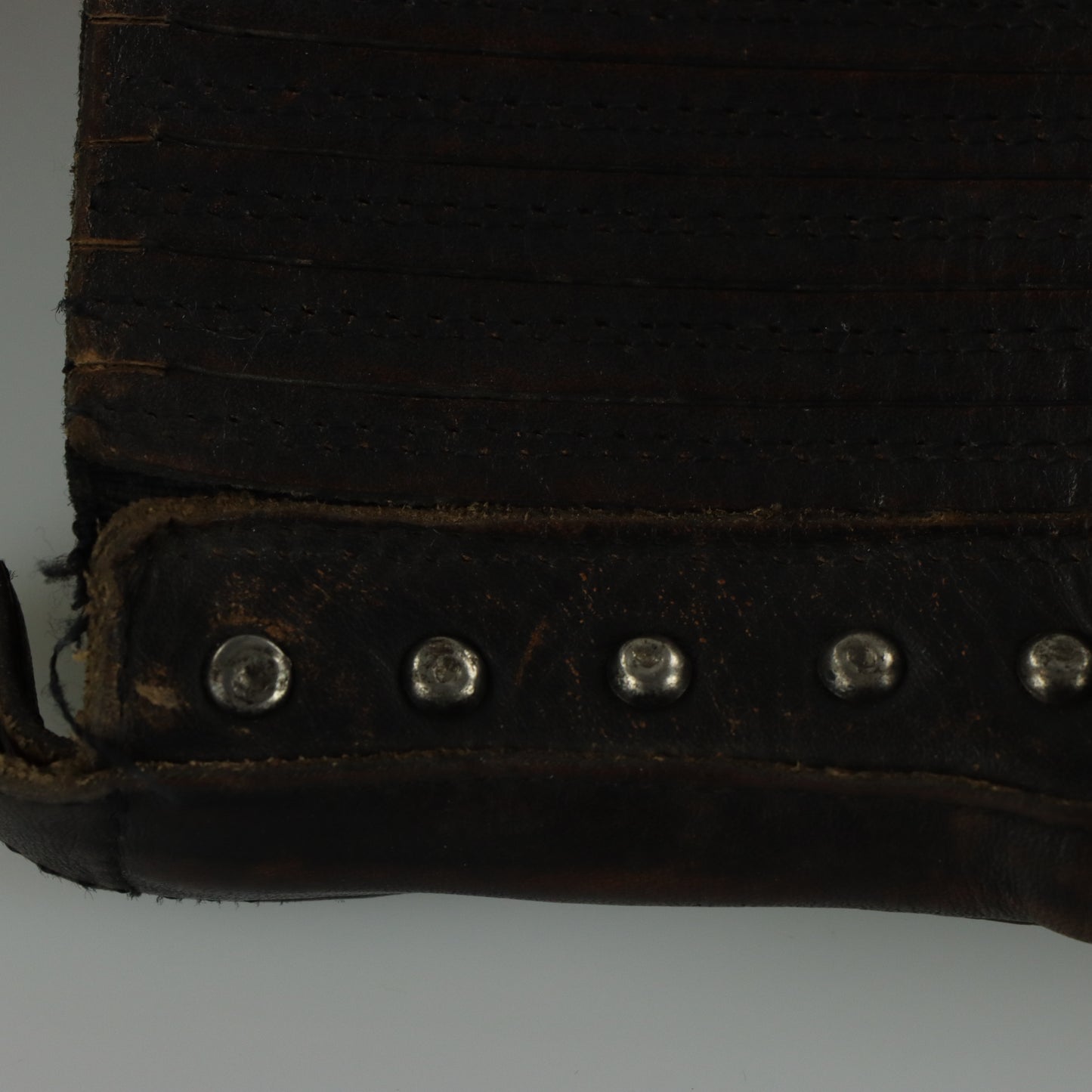 FRYE 'Sacha' Stud Chelsea Brown Leather Ankle Boots (8.5 B)