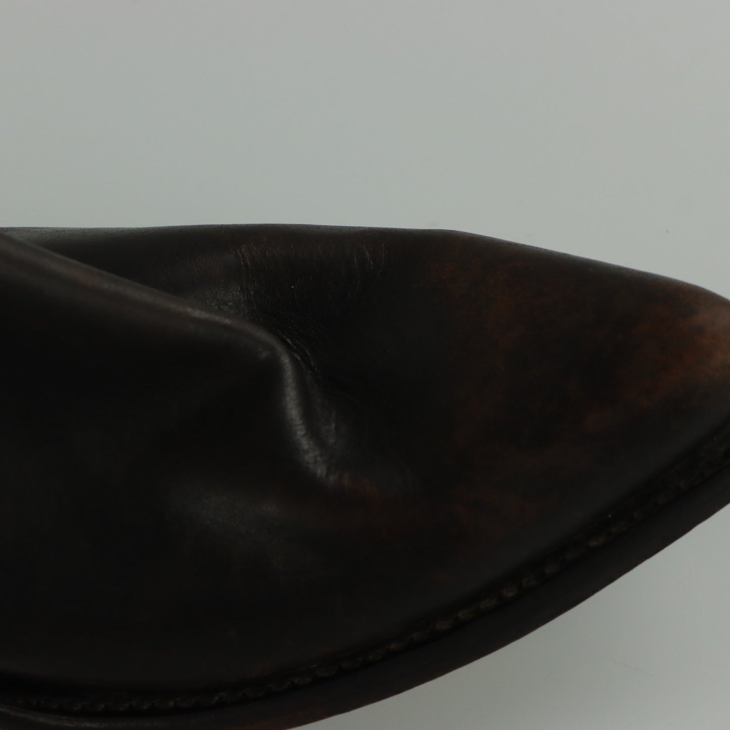 FRYE 'Sacha' Stud Chelsea Brown Leather Ankle Boots (8.5 B)