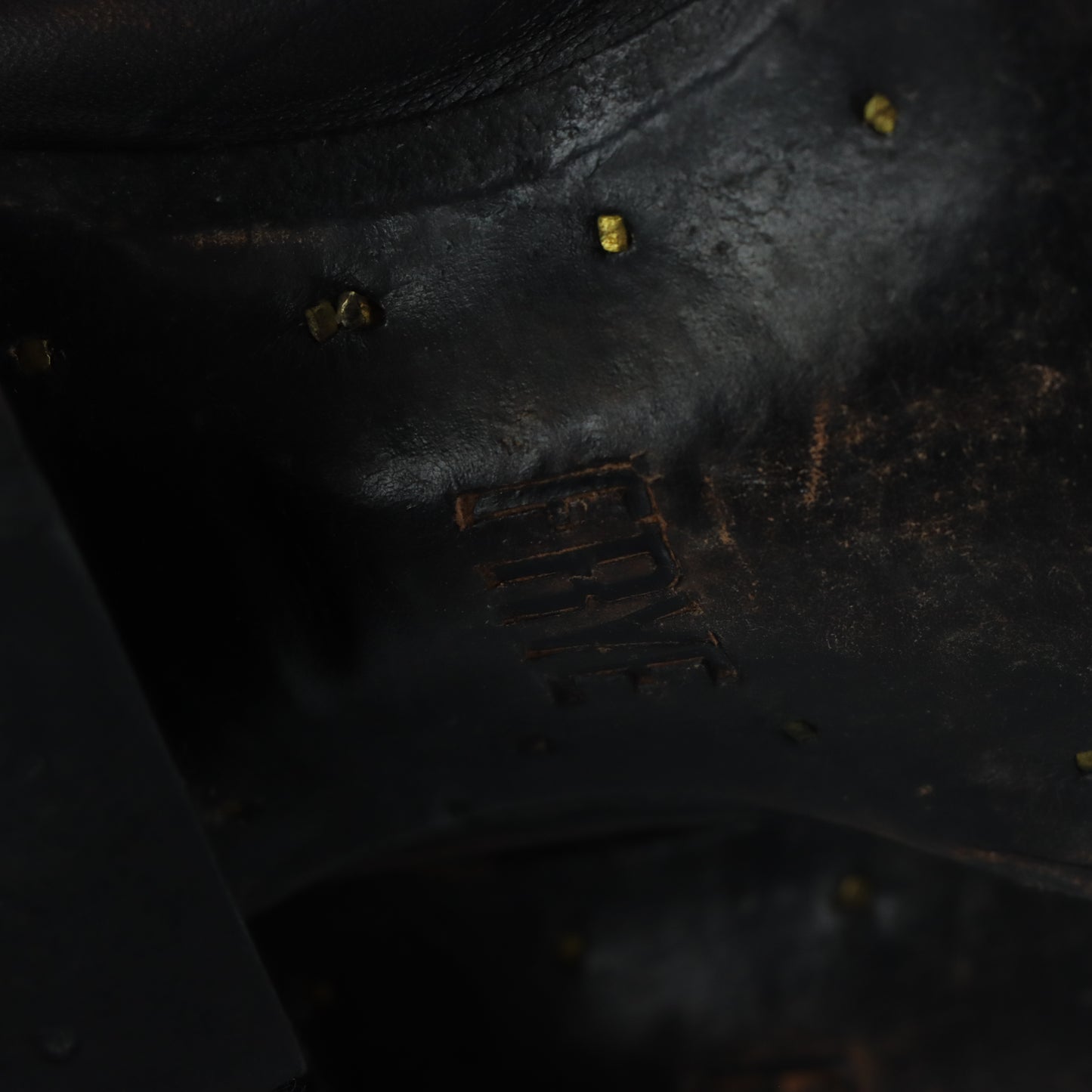 FRYE 'Sacha' Stud Chelsea Brown Leather Ankle Boots (8.5 B)