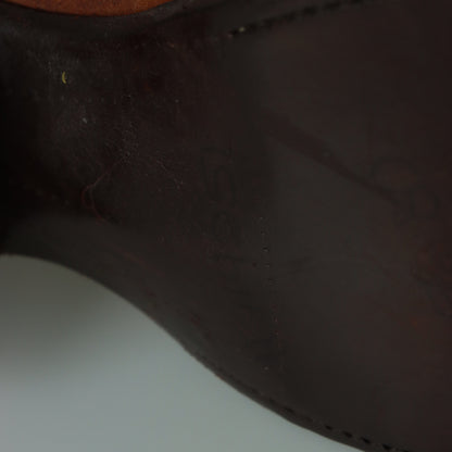 TONY LAMA Embroidered USA Made Tan Leather Western Cowboy Boots (17 B)