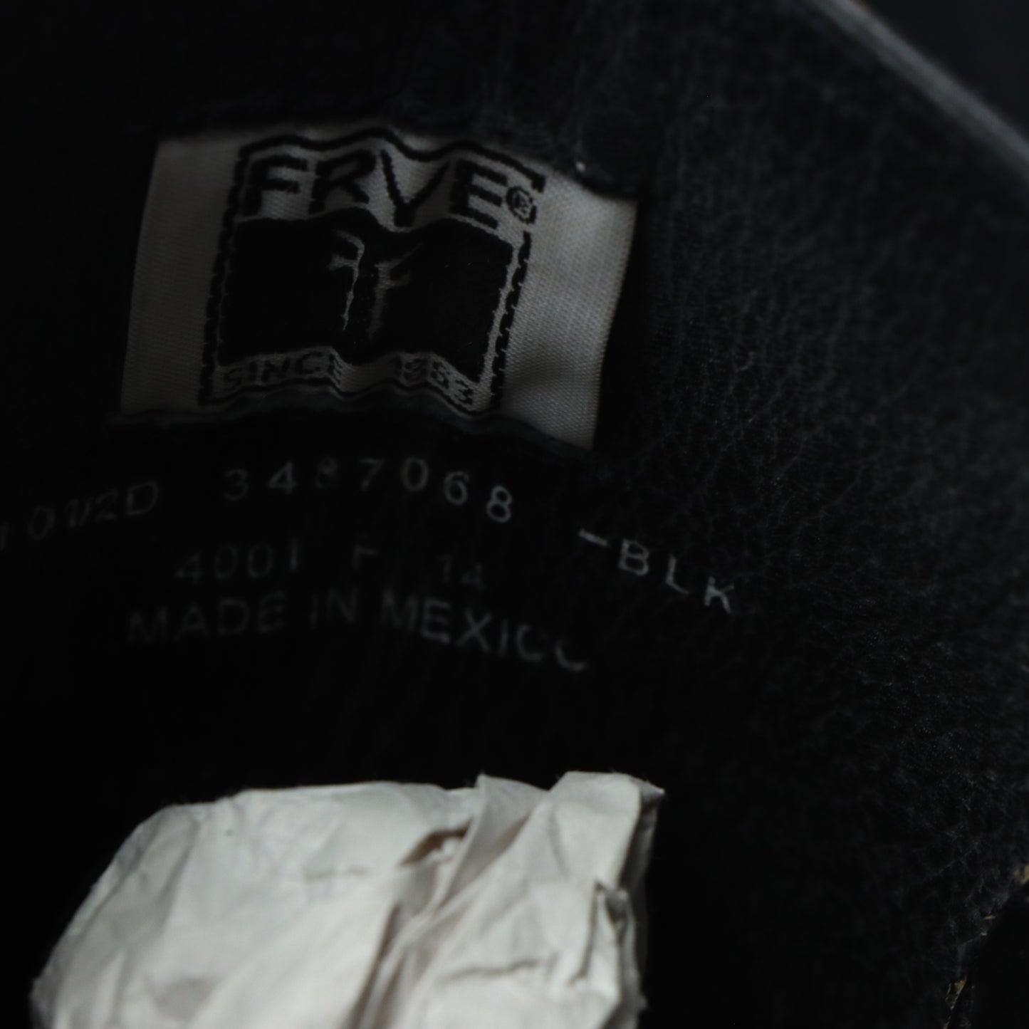 FRYE Harness Black & Silver Stud Buuckle Motorcycle Boots (10.5 D)