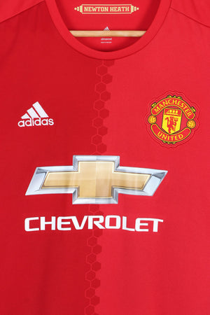 Manchester United 2016/2017 ADIDAS Home Soccer Jersey (M)