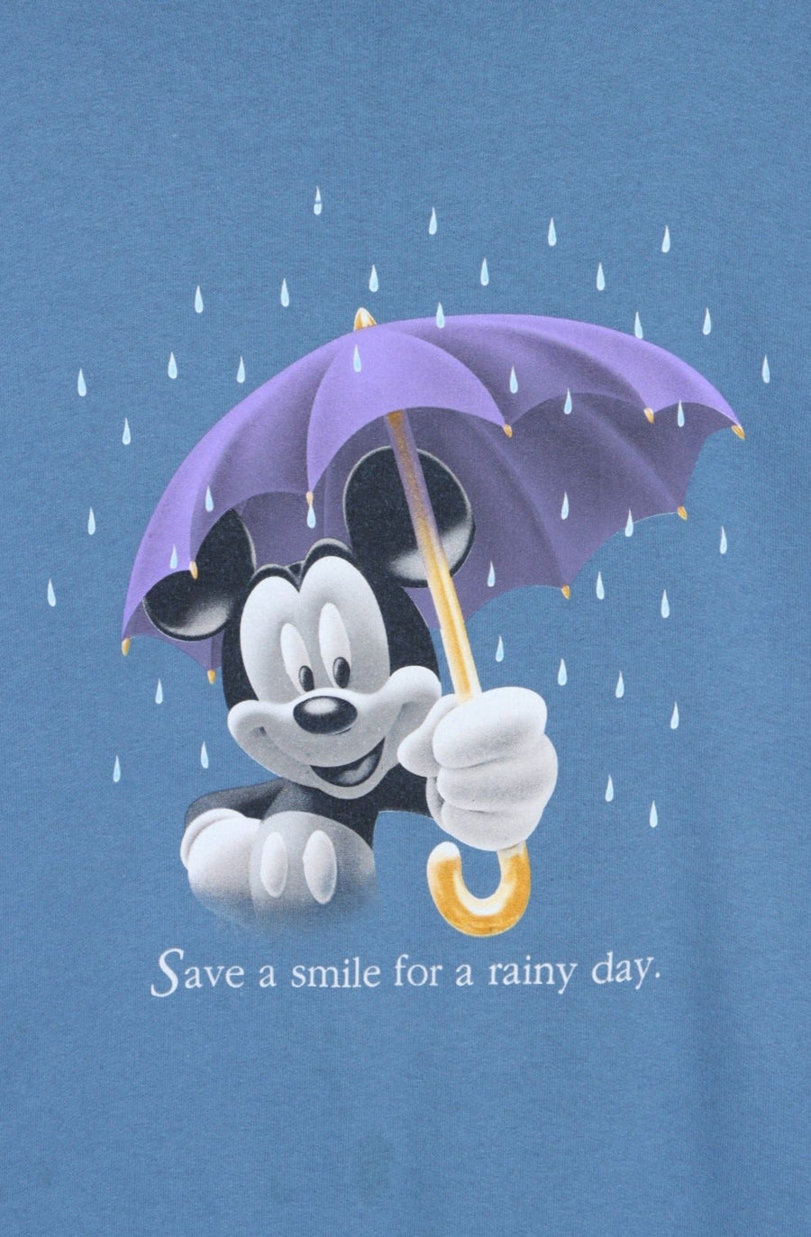 DISNEY Classic Mickey "Save A Smile For A Rainy Day" Sweatshirt (XXL)