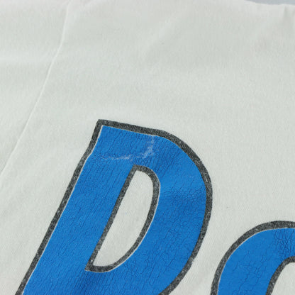 DISNEY 'Dopey' Puffy Spell Out Graphic White Tee (L) - Vintage Sole Melbourne