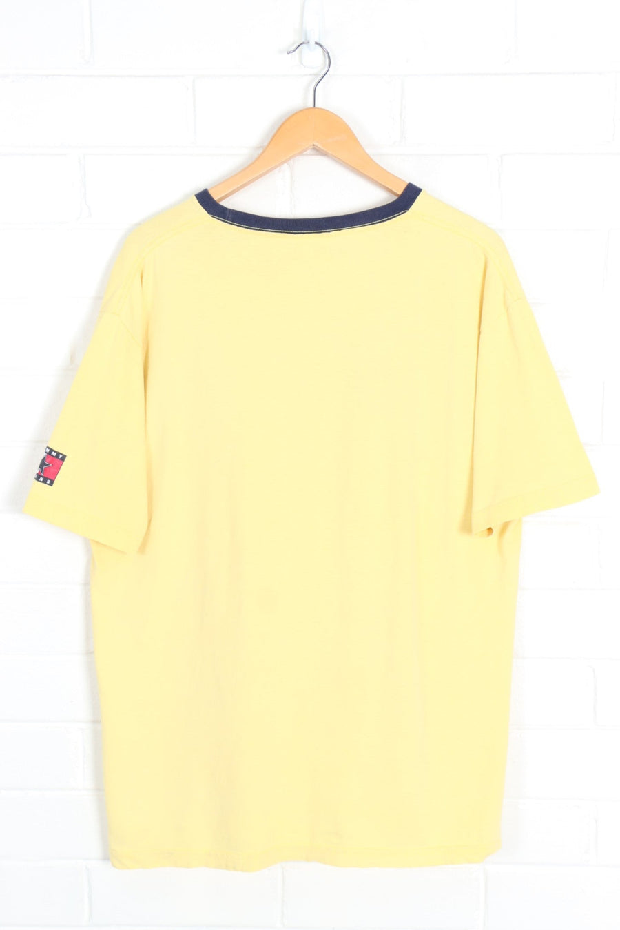 Yellow TOMMY HILFIGER JEANS Graphic Tee (XL) - Vintage Sole Melbourne