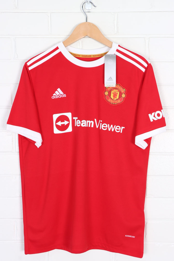 BOOTLEG Manchester United 2021/2022 Adidas Home Soccer Jersey (L)