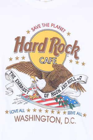 HARD ROCK CAFE Washington D.C 'Love all, Serve all' Eagle Tee (S)