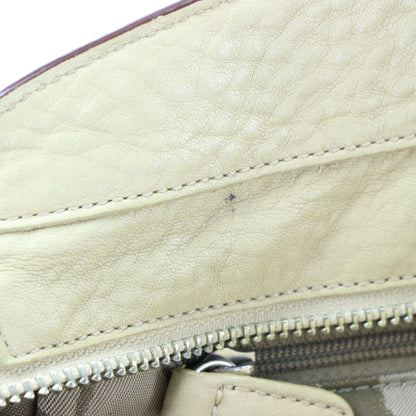 COACH 5031 Hampton Tassel Tan Pebbled Leather Bag