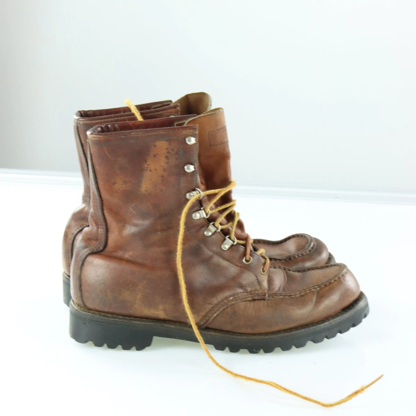 RED WING Irish Setter Brown Leather Hunting Boots (12 B) - Vintage Sole Melbourne