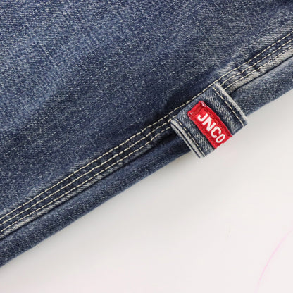 JNCO JEANS Y2K Carpenter Red & Blue Jorts Denim Jean Shorts (34)