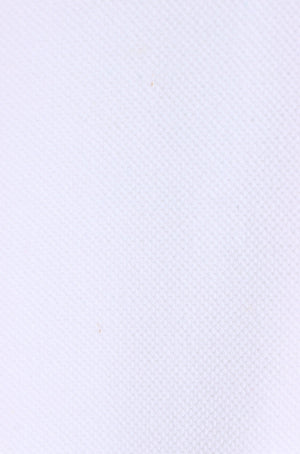 REEBOK Knit Texture Embroidered White Tall Polo Shirt (M)