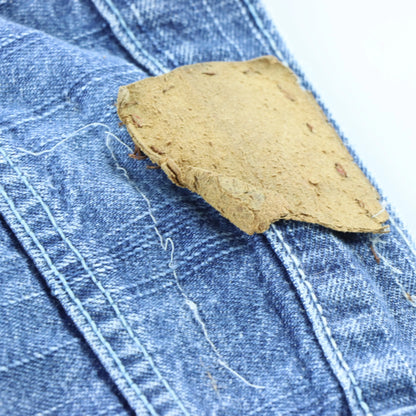 EVISU Embroidered Logo Jorts Denim Jean Shorts (34) - Vintage Sole Melbourne