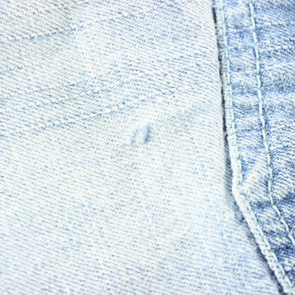 EVISU Embroidered Logo Jorts Denim Jean Shorts (34) - Vintage Sole Melbourne