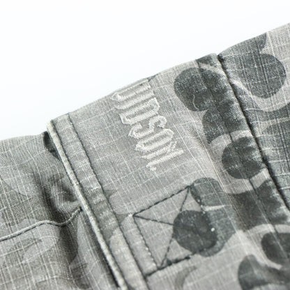 HARLEY DAVIDSON Y2K Embroidered Flame Camouflage Buckle Cargo Pants (38 x 32)