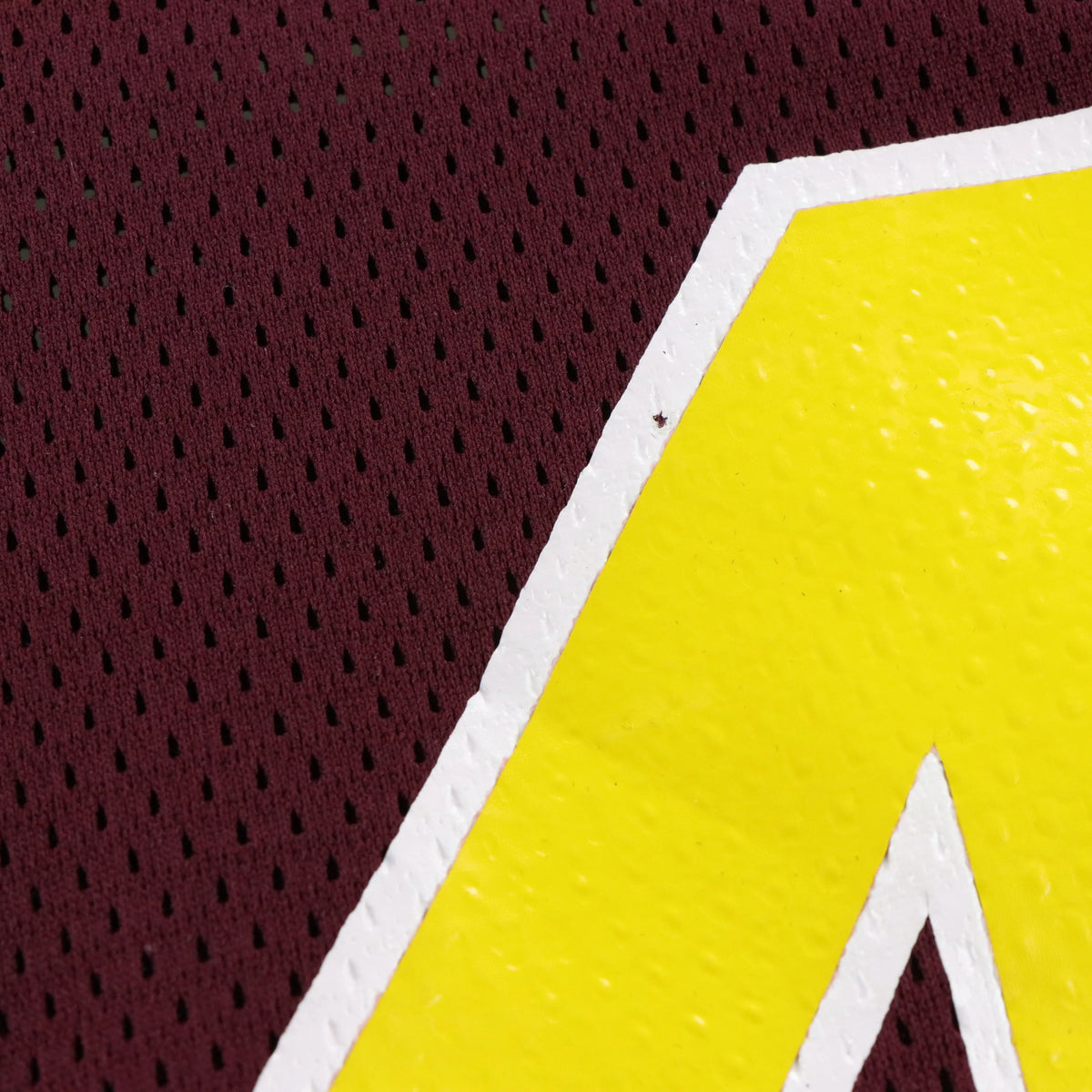 Vintage American Football "Pop Warner Little Scholars" #94 Maroon & Yellow USA Made Jersey (L)
