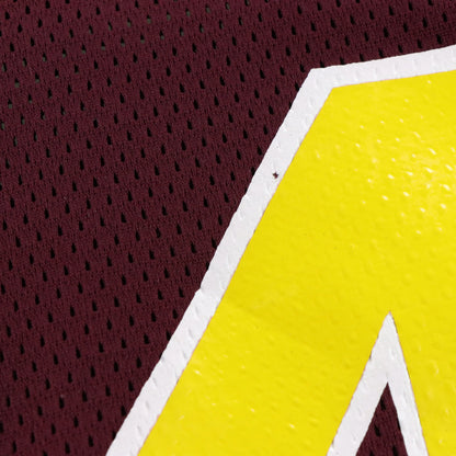 Vintage American Football "Pop Warner Little Scholars" #94 Maroon & Yellow USA Made Jersey (L)