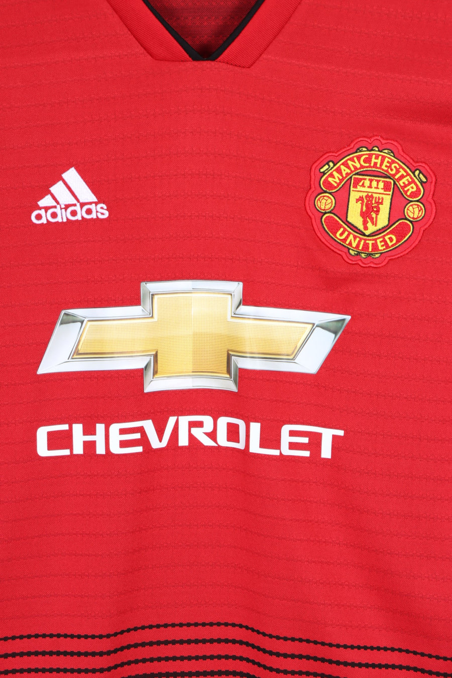 REPLICA Manchester United #7 'Eggy' 2018/2019 ADIDAS Home Soccer Jersey (M)
