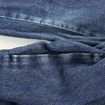 KIKWEAR Y2K Embroidered Cargo Wide Leg Denim Jeans (34)