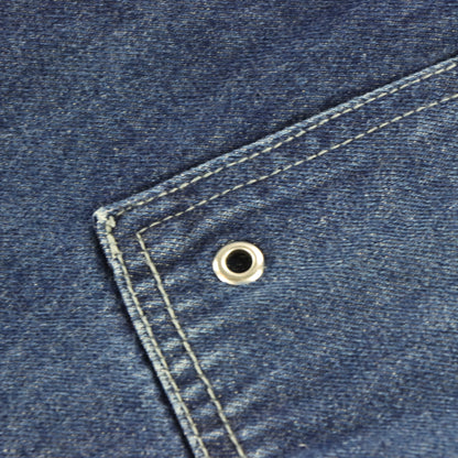 KIKWEAR Y2K Embroidered Cargo Wide Leg Denim Jeans (34)