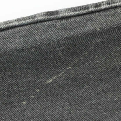 JNCO JEANS Y2K Embroidered Graffiti USA Made Dark Distressed Grey Jeans (36 x 32)