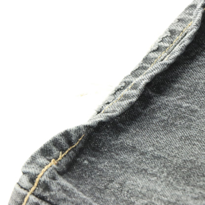 ECKO UNLTD Y2K Embroidered 'Baggy-Fit' Black & Gold Denim Jeans (36)