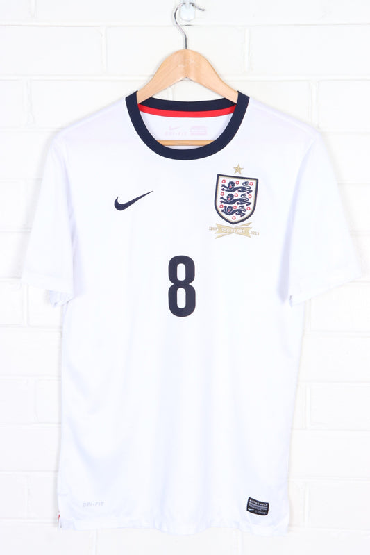 England #8 Wilshere 2013/2014 '150 Years' NIKE Home Soccer Jersey (S)