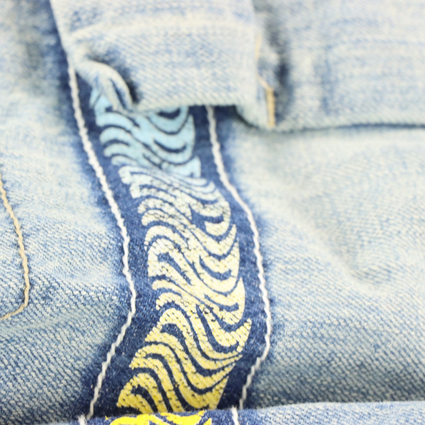 MARITHE FRANCOIS GIRBAUD Pocket Acid Wash Jeans (38)