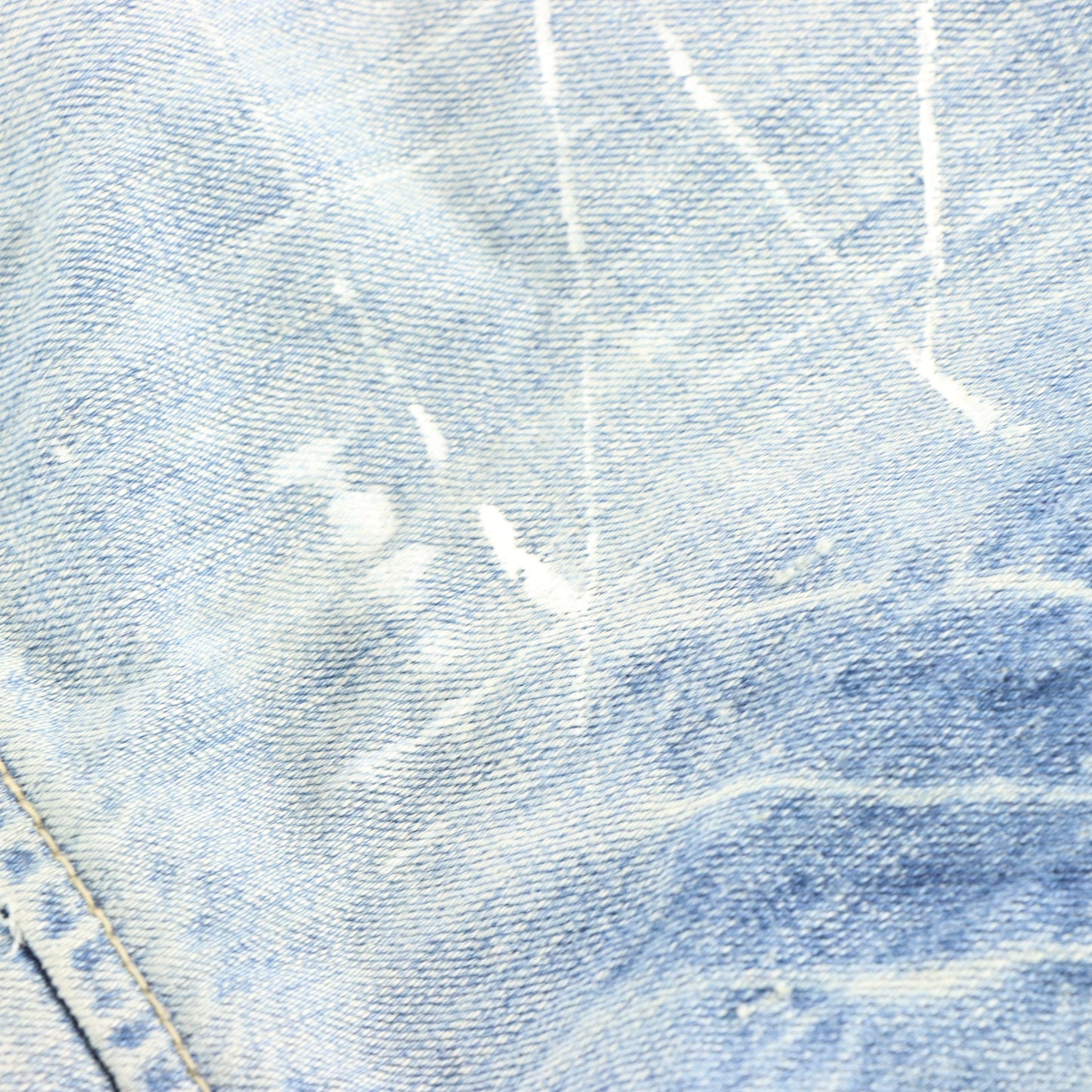 MARITHE FRANCOIS GIRBAUD Pocket Acid Wash Jeans (38)