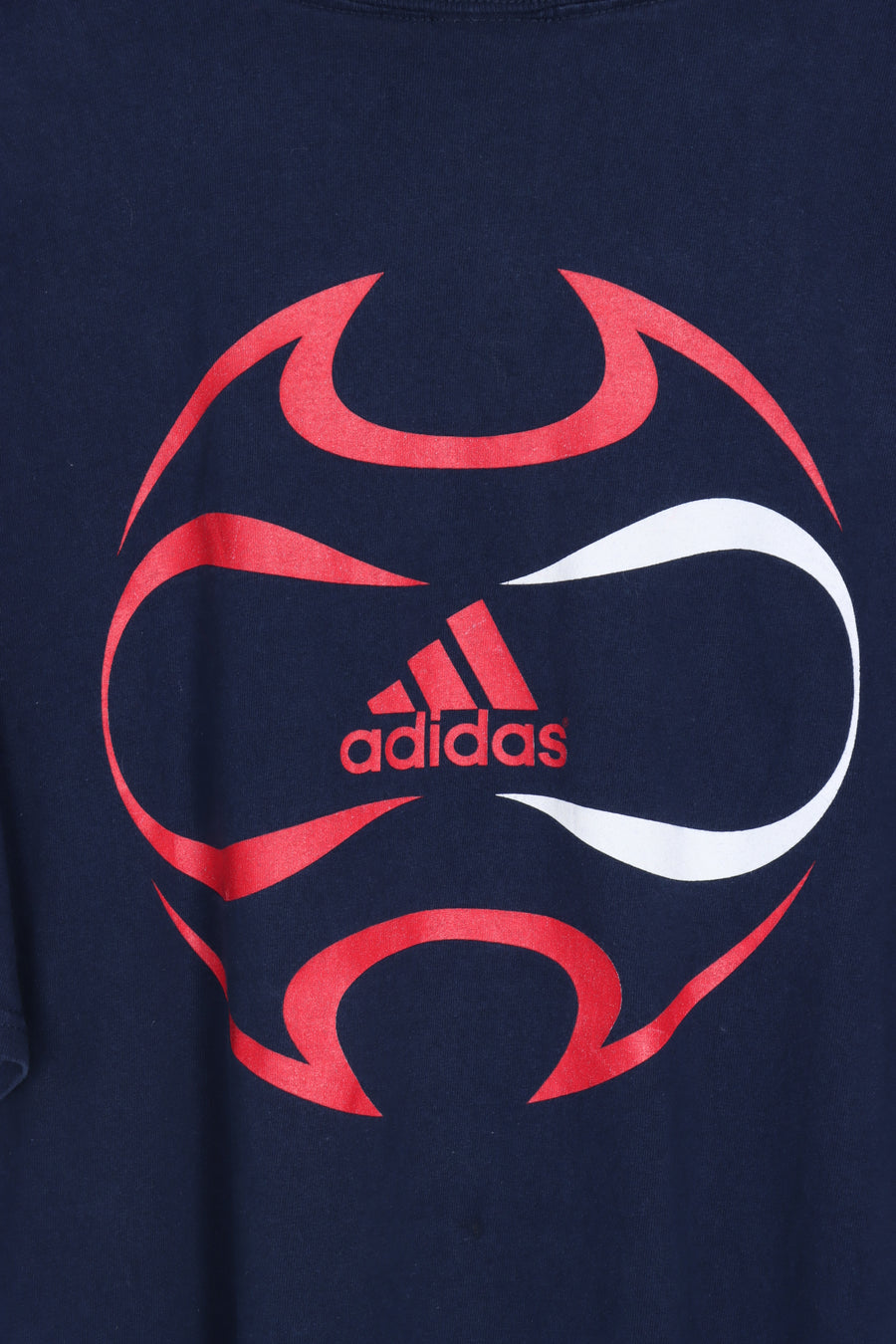 ADIDAS x Red Bull Red & Navy Soccer Promo Tee (XL)