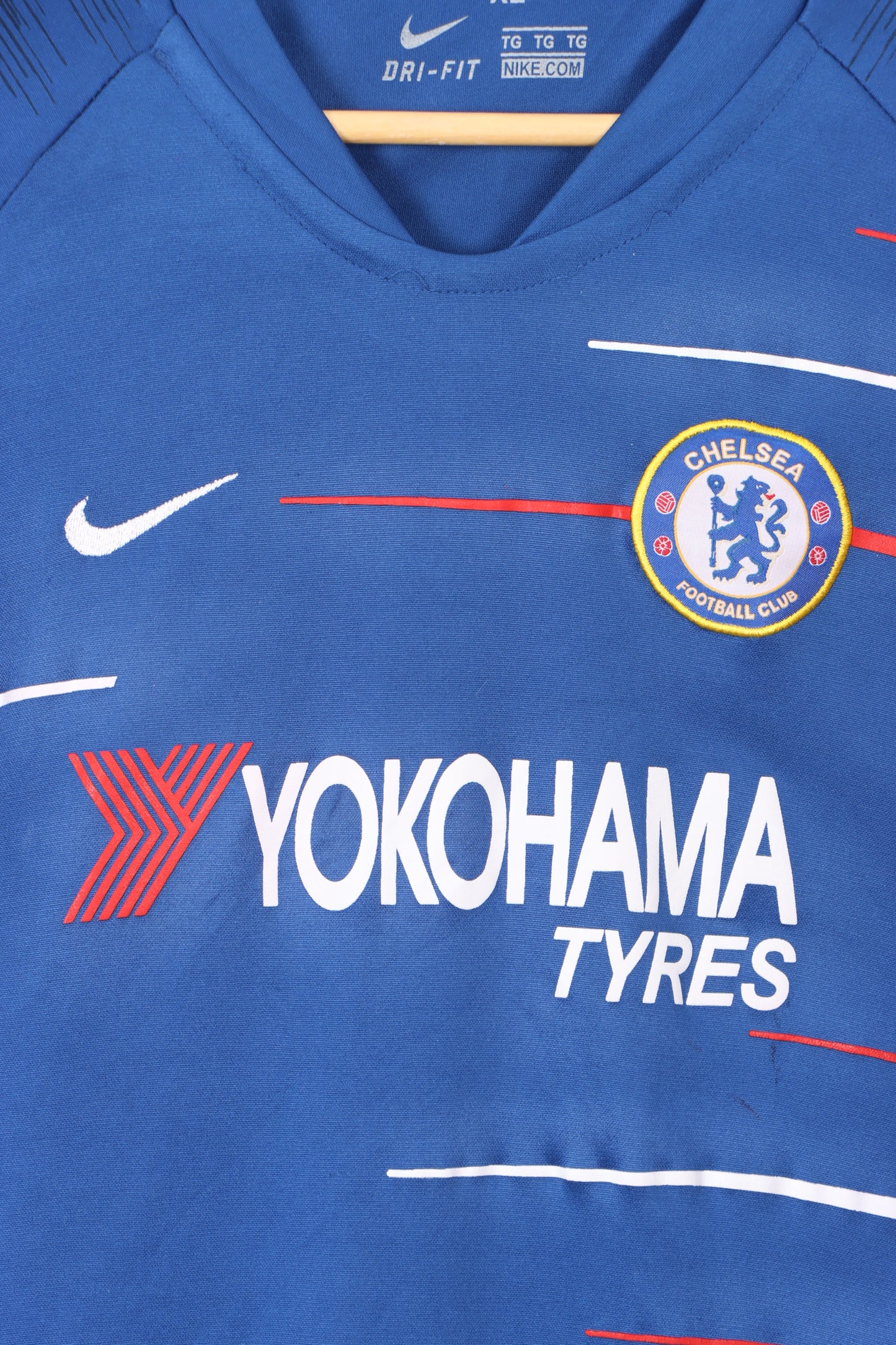 BOOTLEG Chelsea 2018/2019 Hazard #10 Home Soccer Jersey (S)