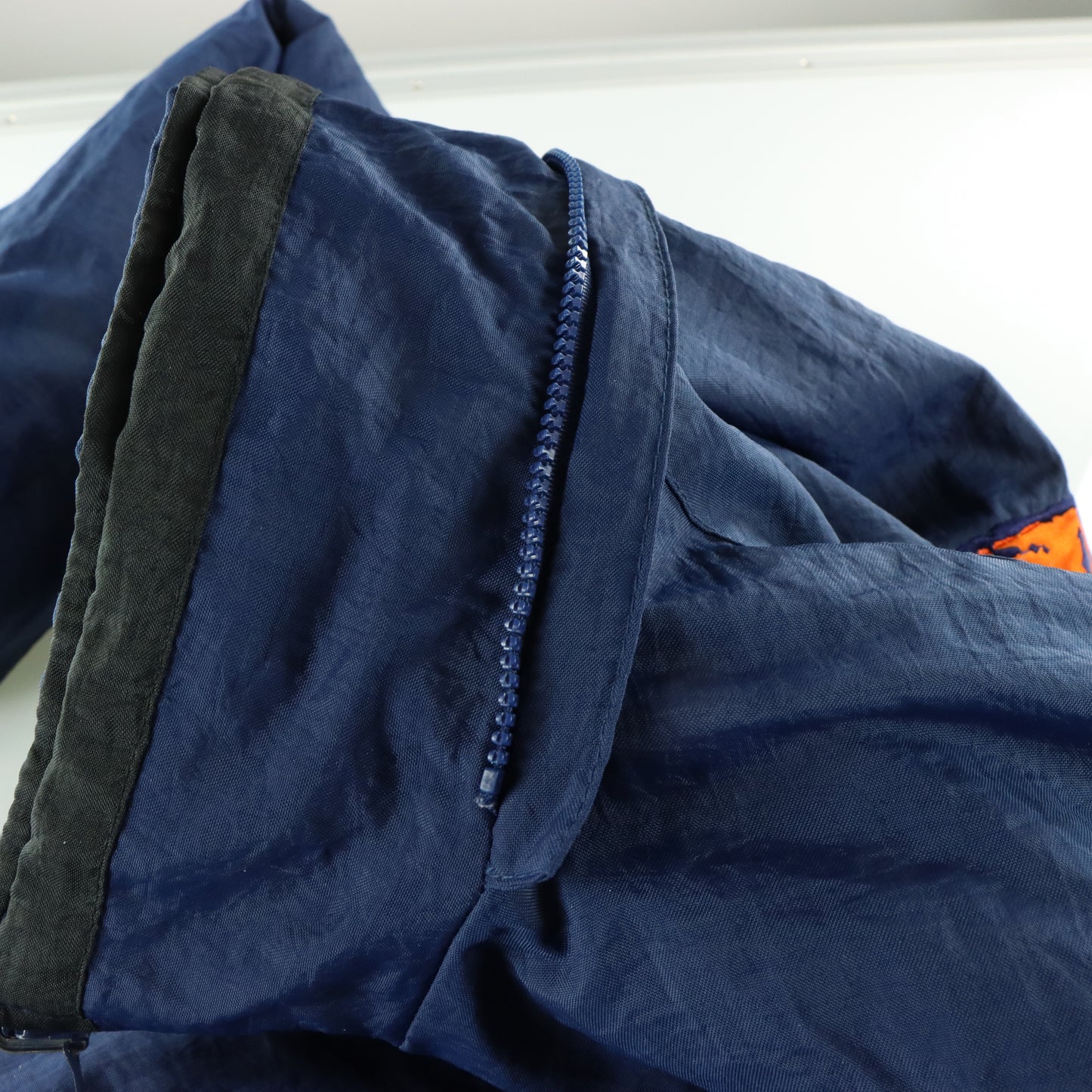 Chicago Bears Embroidered Patch PRO PLAYER Reversible Full Zip NFL Jacket Korean Made (XXL)