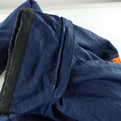 Chicago Bears Embroidered Patch PRO PLAYER Reversible Full Zip NFL Jacket Korean Made (XXL)