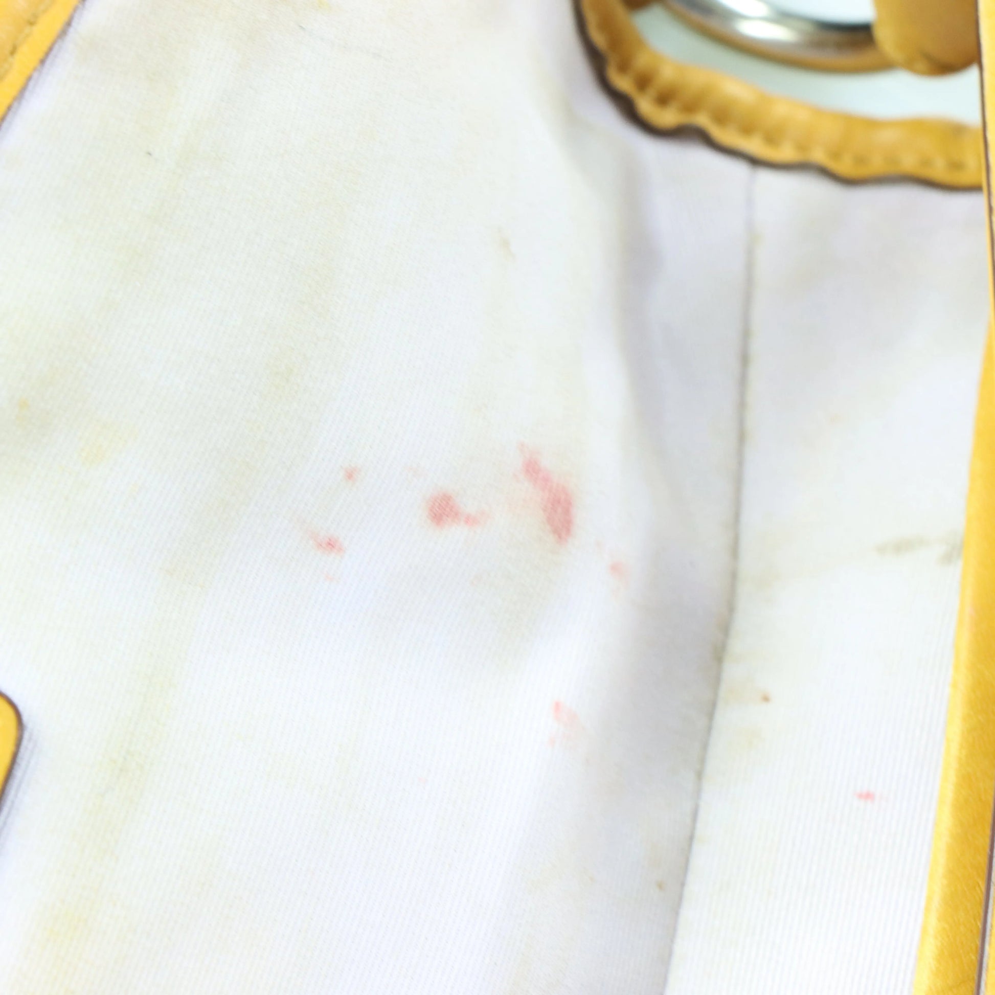 COACH F15204 Buckle Pleated Leather Yellow Shoulder Bag - Vintage Sole Melbourne