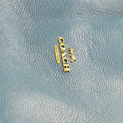 COACH Hadley 73549 Lake Blue Hobo Leather Tote Bag - Vintage Sole Melbourne