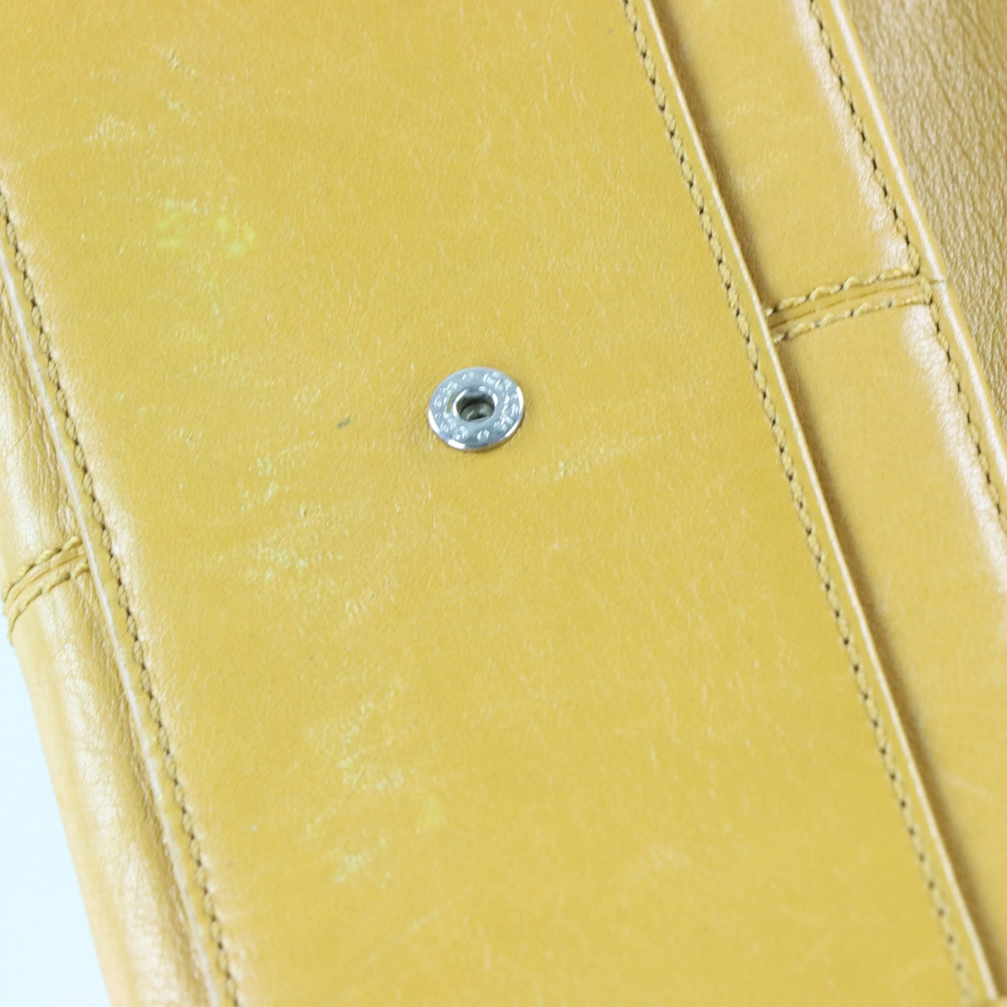 COACH Soho Yellow Pleated Leather Purse Wallet - Vintage Sole Melbourne