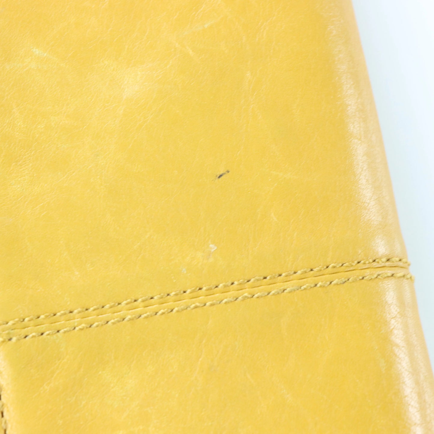 COACH Soho Yellow Pleated Leather Purse Wallet - Vintage Sole Melbourne