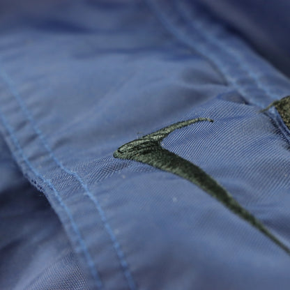 NIKE 90s Navy & Black Centre Swoosh 1/2 Zip Heavy Windbreaker Jacket (XL) - Vintage Sole Melbourne