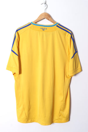 Ukraine 2012/2013 ADIDAS Home Soccer Jersey (XL)