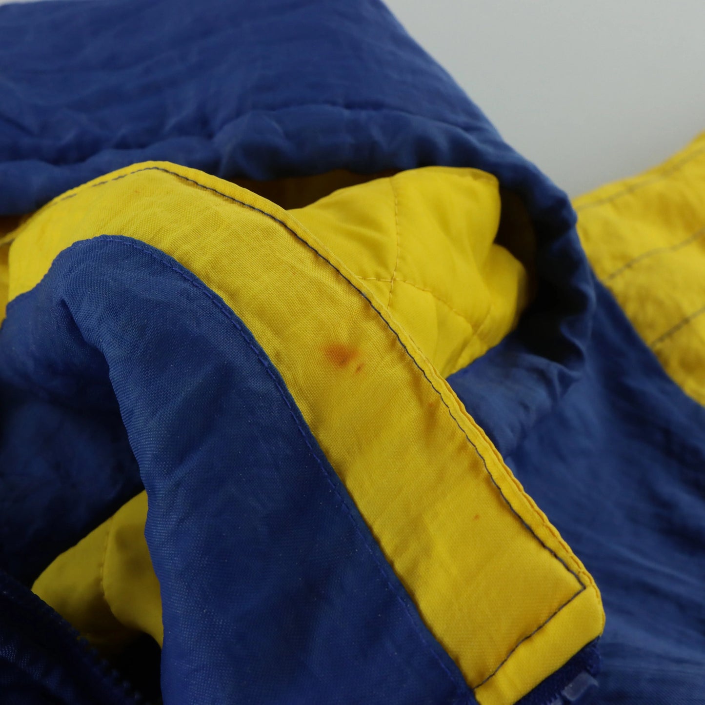 Golden State Warriors STARTER Korean Made NBA Quilt Lined Pop Over Windbreaker (L) - Vintage Sole Melbourne