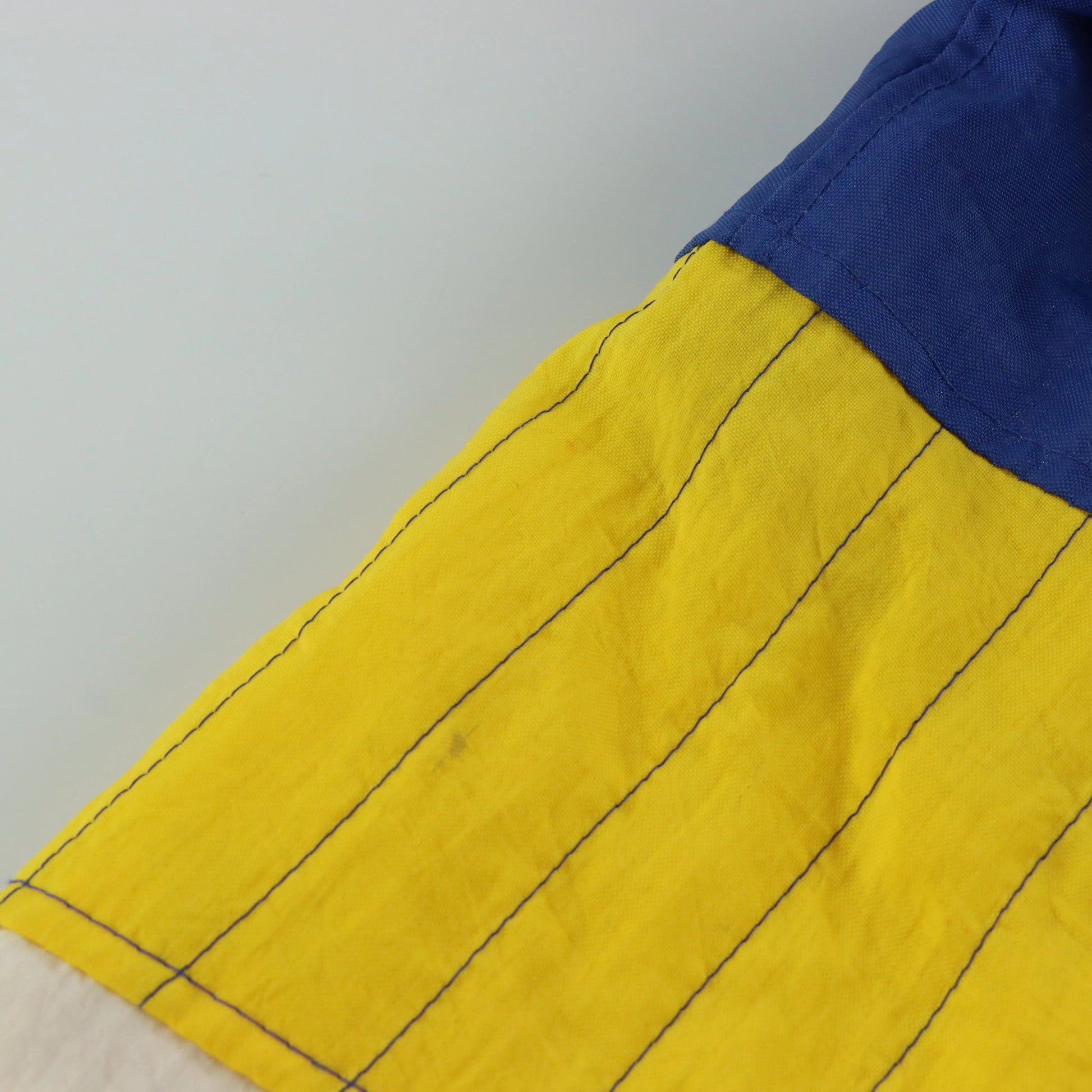 Golden State Warriors STARTER Korean Made NBA Quilt Lined Pop Over Windbreaker (L) - Vintage Sole Melbourne