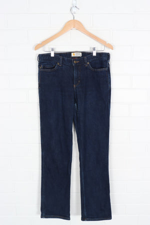 CARHARTT 'Original Fit' Straight Dark Wash Lined Jeans (Women's 8)