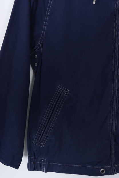 RALPH LAUREN Navy & White Embroidered Jacket (M)
