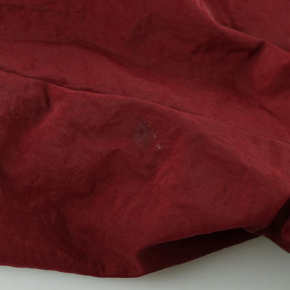 NIKE Burgundy & Bright Blue Embroidered Swoosh Hooded Windbreaker Jacket (L) - Vintage Sole Melbourne