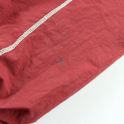 NIKE Burgundy & Bright Blue Embroidered Swoosh Hooded Windbreaker Jacket (L) - Vintage Sole Melbourne