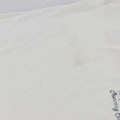 Vintage CONVERSE 80'S #5  'Fairfox Running Centre' Paper Thin Single Stitch Ringer T-Shirt (M)