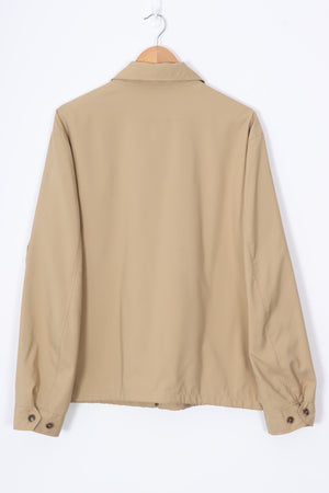 RALPH LAUREN POLO Beige Bi-Swing Harrington Jacket (L-XL)