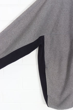 NAUTICA Embroidered Yellow & Grey Full Zip Fleece (XL)